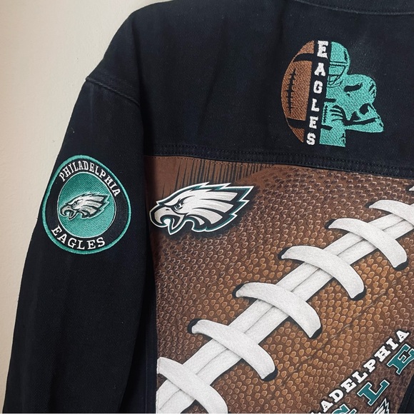 Custom Philadelphia Eagles Senim Jacket - Picture 2 of 4